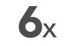 six times