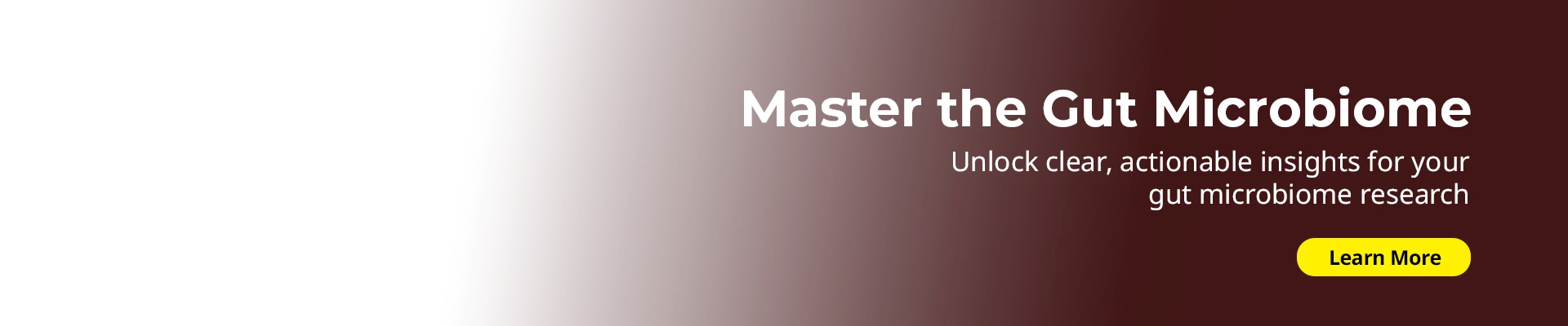 Banner for Zymo Research's Gut Microbiome Learning Center