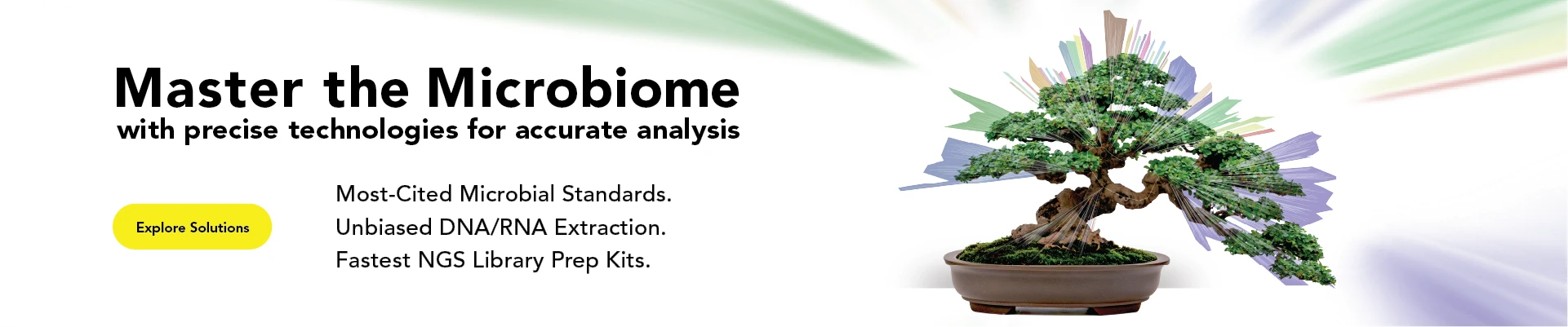 Banner for Zymo Research's Master the Microbiome Introduction