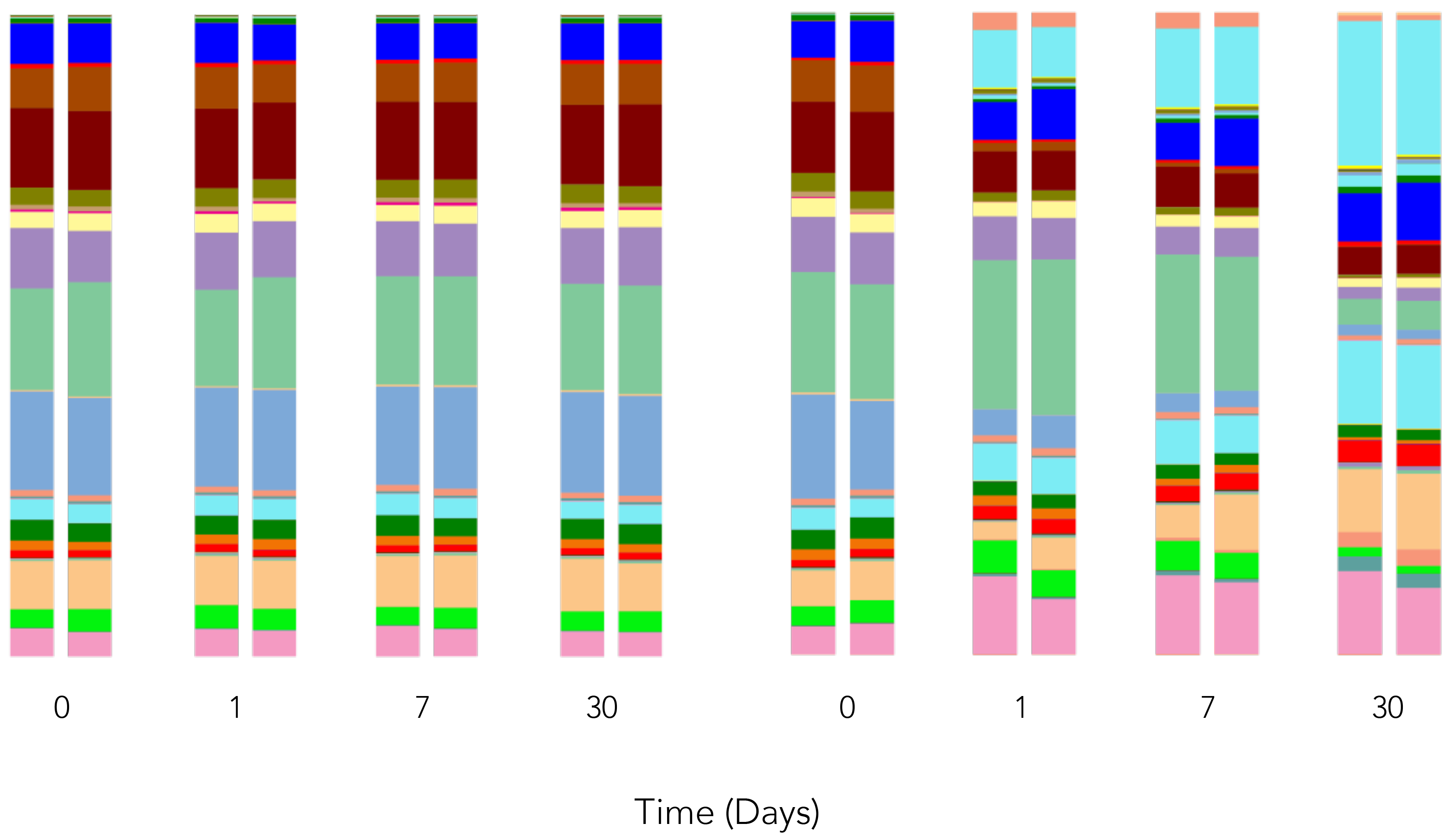 有DNA/RNA屏蔽和没有保守图表