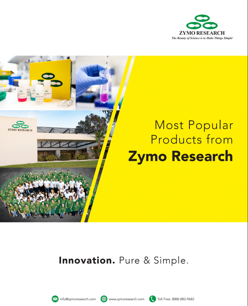 Most Popular Products from Zymo Research cover