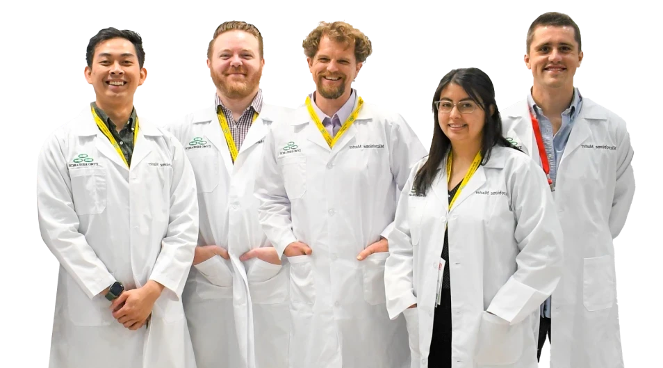 Group of Zymo Research Scientists in Lab Coats