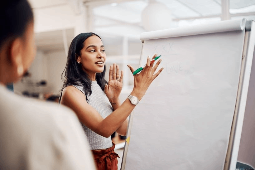 Career driven student sharing presentation