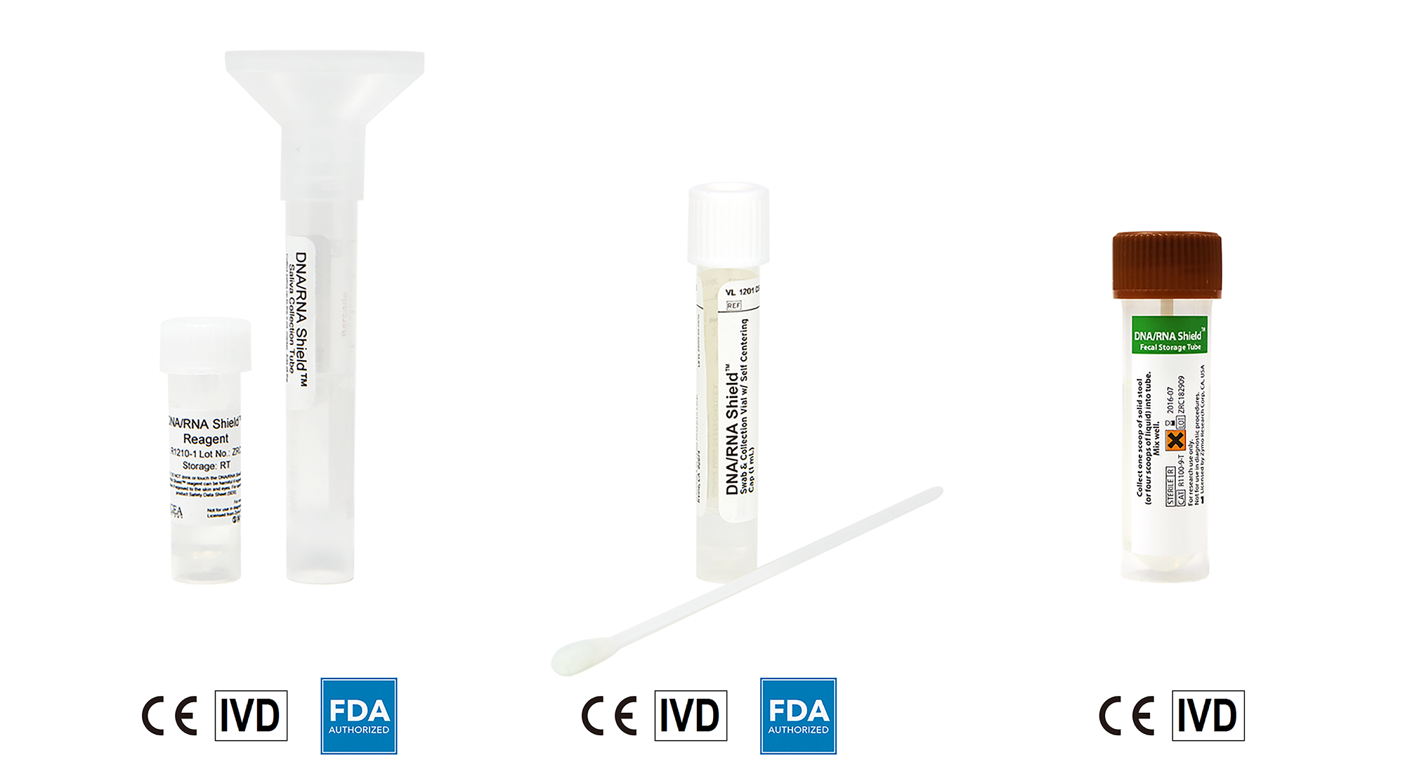 Zymo Research was granted the CE IVD mark for its DNA/RNA Shield™ reagent and collection devices.