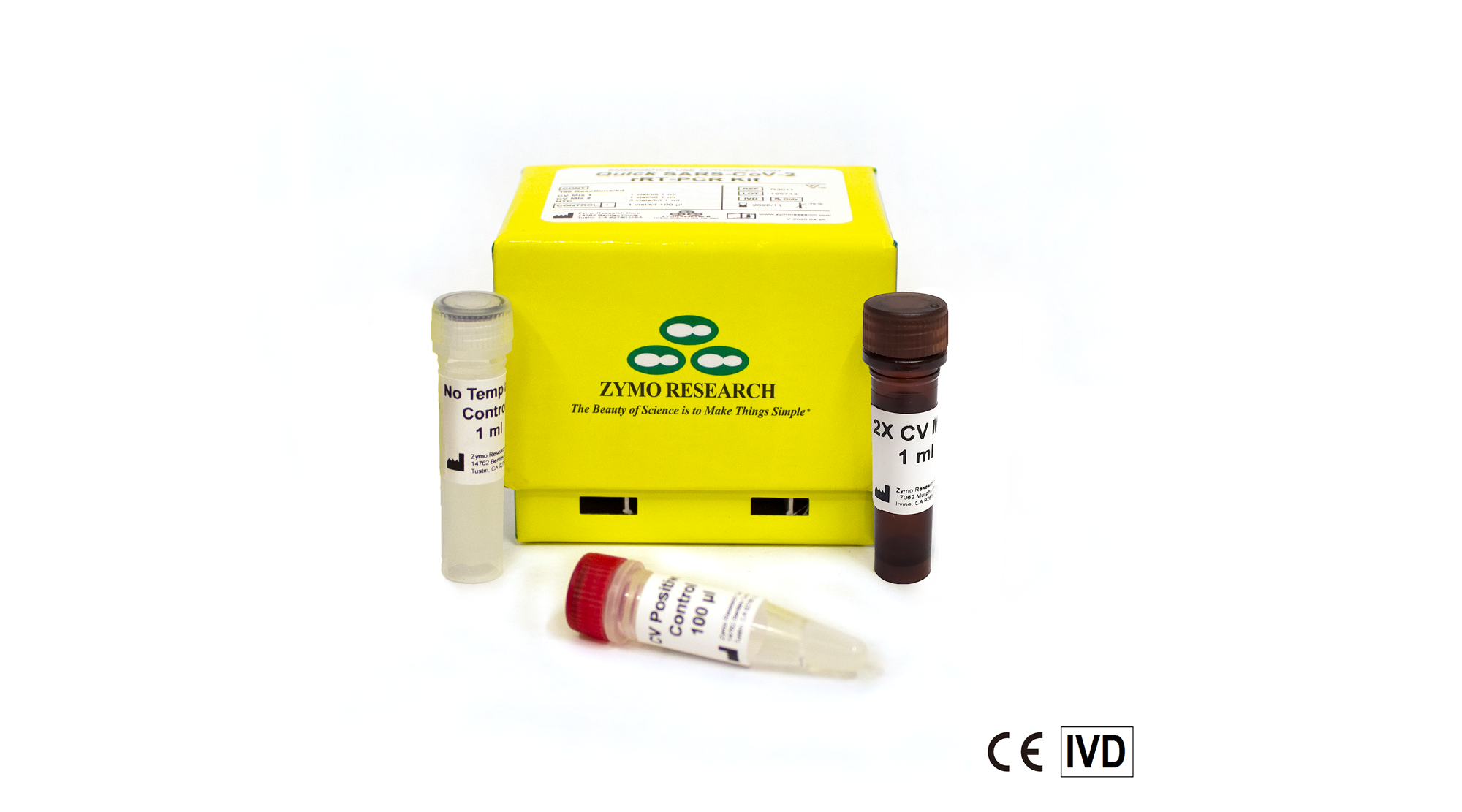 Zymo Research was recently granted the CE IVD certification for its Quick SARS-CoV-2 Multiplex Kit.