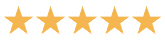 5 review stars