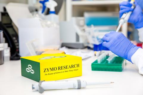 Zymo kit used by scientist