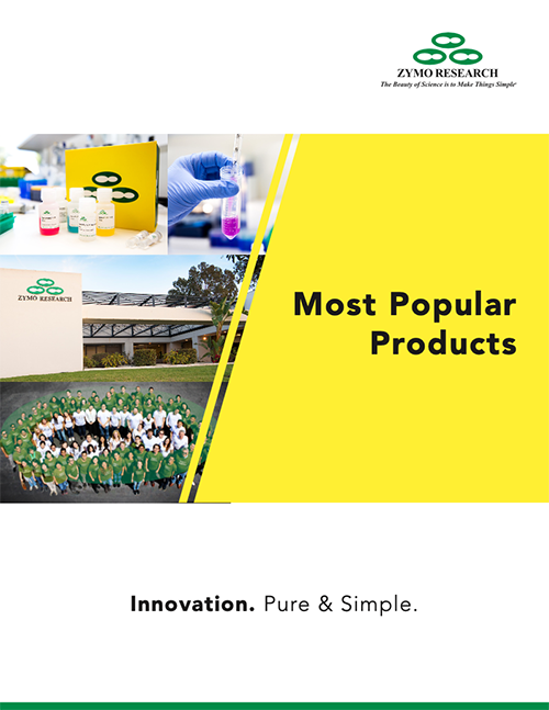 Most Popular Products from Zymo Research cover
