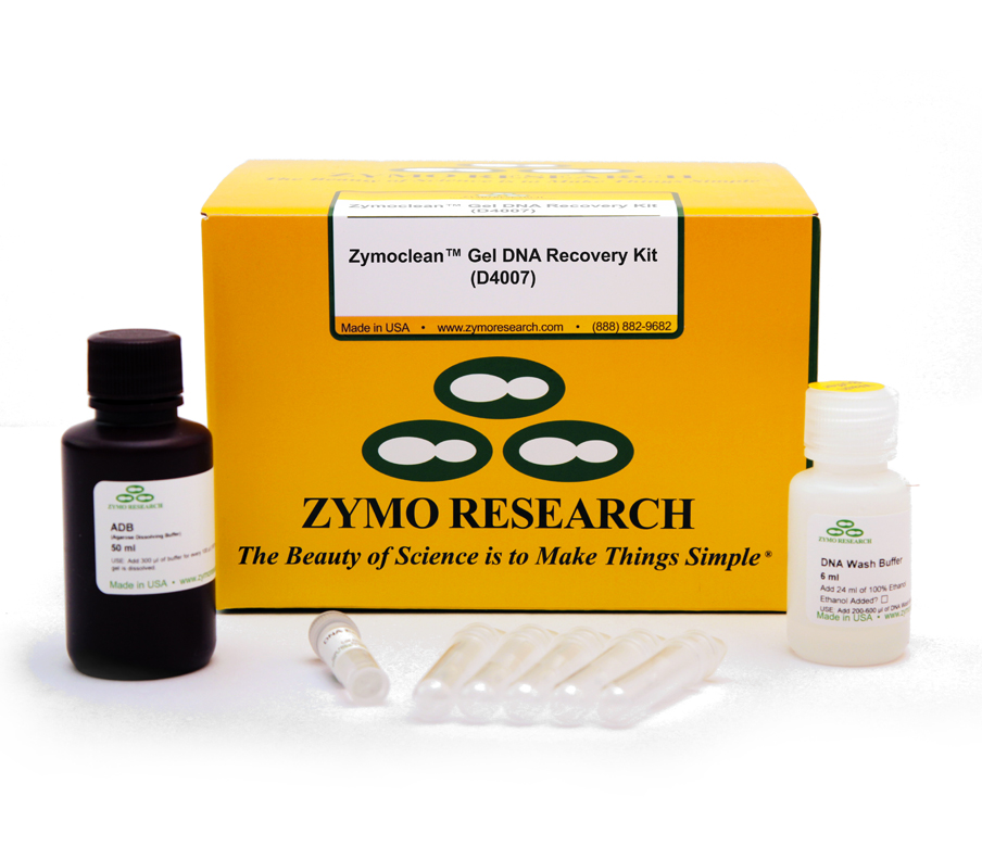 Zymoclean™ Gel DNA Recovery Kit (50 Preps) w/ Zymo-Spin™ IC Columns  (Capped)