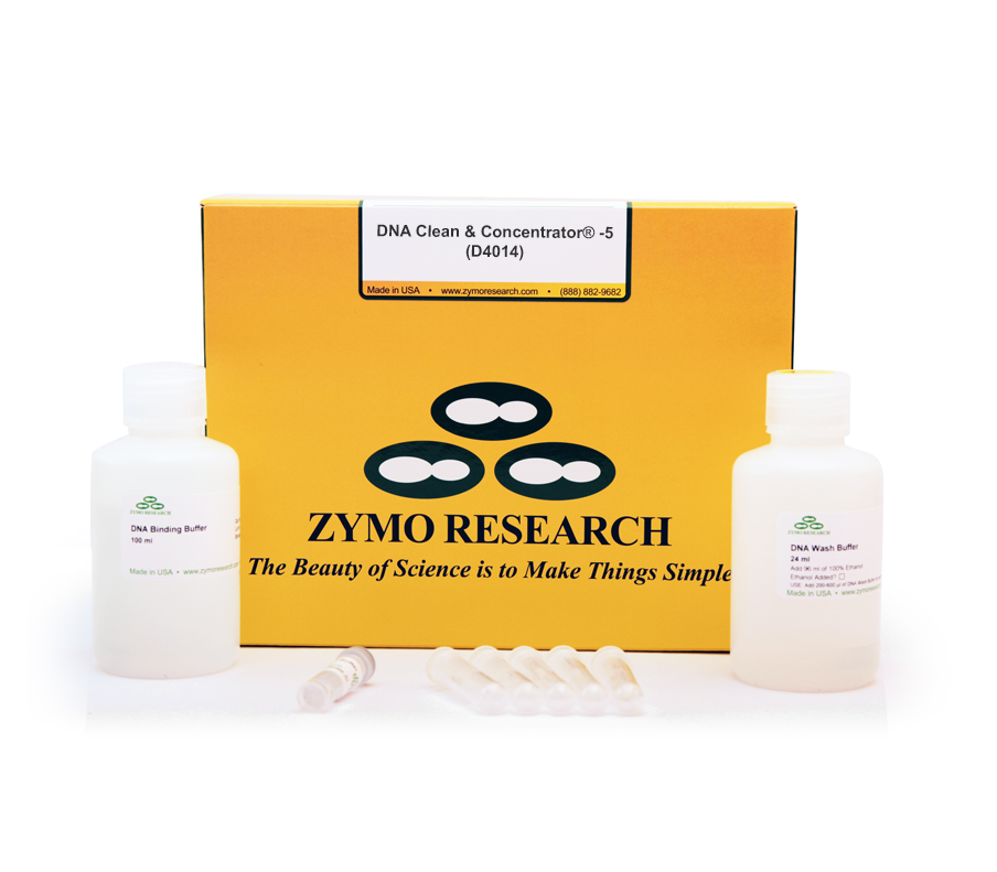 DNA Clean & Concentrator™-5 (200 Preps) w/ Zymo-Spin™ IC Columns (Capped)
