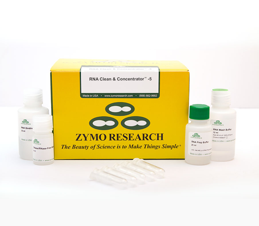RNA Clean & Concentrator™-5 (50 Preps) w/ Zymo-Spin™ IC Columns (Capped)